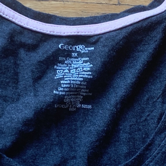 Heart tank top George size 3x - Picture 3 of 3